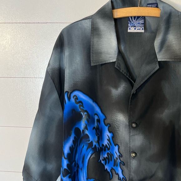 C-TWO MEN’S BUTTON FRONT SHIRT SZ XL - Picture 2 of 6